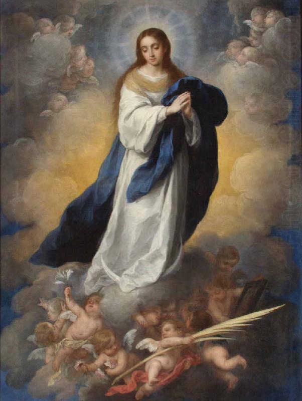 Bartolome Esteban Murillo La Inmaculada Concepcion del espejo china oil painting image